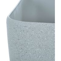 Sand Stone Effect Square Plant Pot Grey 20cm
