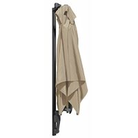2m Wall Mounted Parasol - Taupe