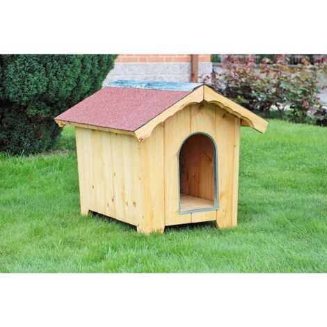 Cuccia per cani in legno, doghe spessore 19mm Serie Lux - Mod. 100/01/L - 120001 (1/4)