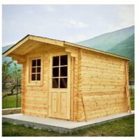Casetta in Legno da Giardino per Esterni, Sistema Block House, Doghe Spessore 28mm – articolo BLOCK3x25/28 - 110008