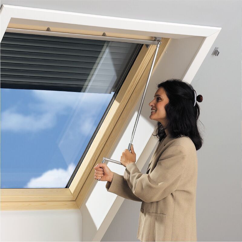 Poignée De Manivelle Longue VELUX Pour Fenêtre De Toit - Adaptateur Hexagonal 75mm - Réf. 017124 - Neuf