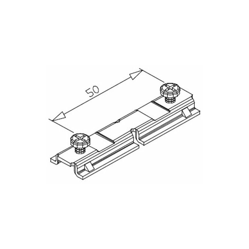 DEPRAT Ecrou Galva Avec Vis Pour Attache Rigide Tube Deprat 62