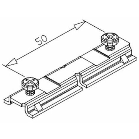 DEPRAT Ecrou Galva Avec Vis Pour Attache Rigide Tube Deprat 62