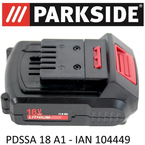 Parkside Akku 18v 1 5ah Pap 18 1 5 A1 Fur Pdssa 18 A1 Ian 104449 Akku