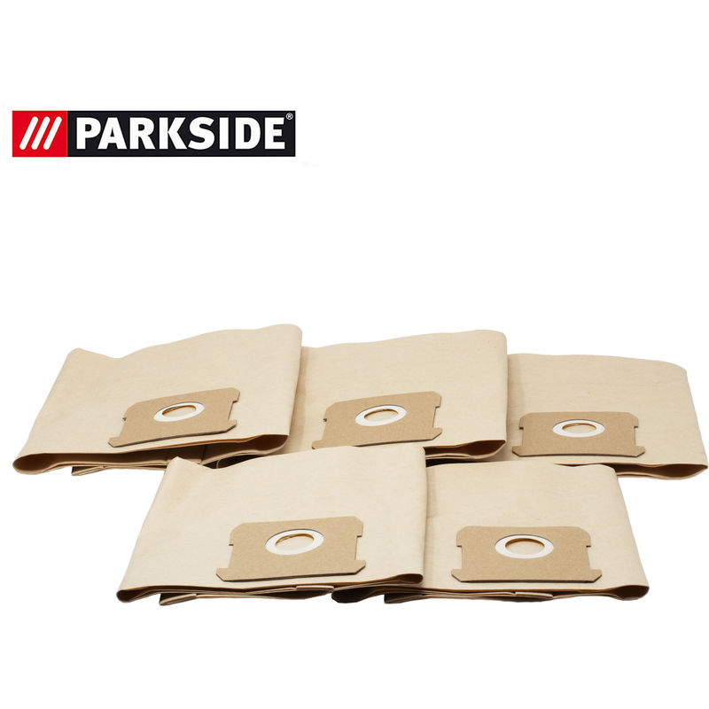 10 sacs d'aspirateur Parkside - 20 L PNTS 1300 Lidl BK 38026, marron,  906-05 - Pour aspirateur Parkside sec / humide : : Cuisine et  maison