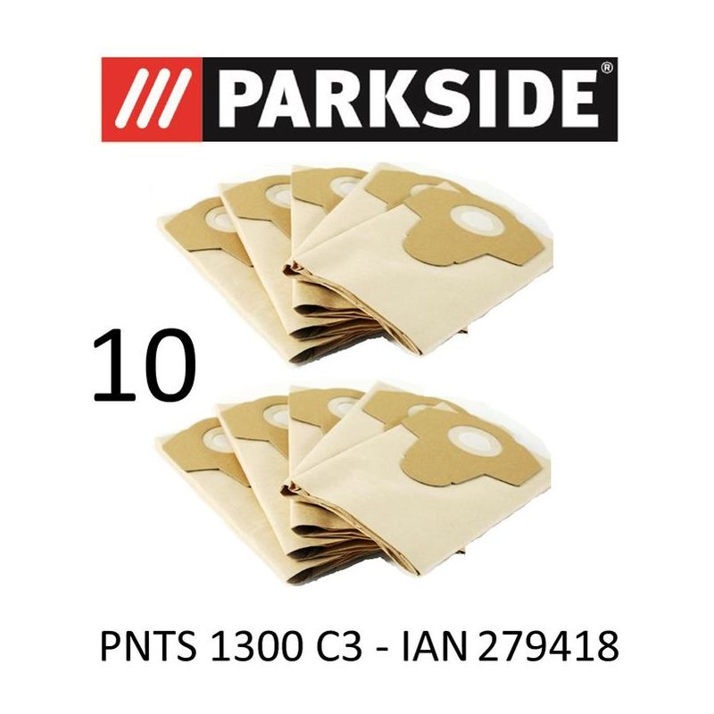 Pour Lidl Parkside PWD 12 A1 Aspirateur Papier Sac Poussière 5 Paquet