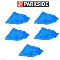 5 x Filtre textile/Filtre à poussière, Pochette en tissu bleu, Parkside  PNTS 1300 C3 Lidl