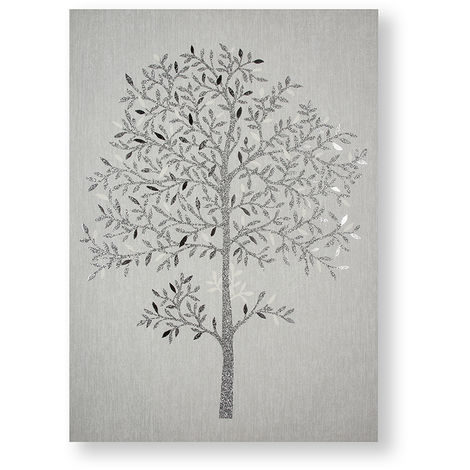 glitter tree wall art