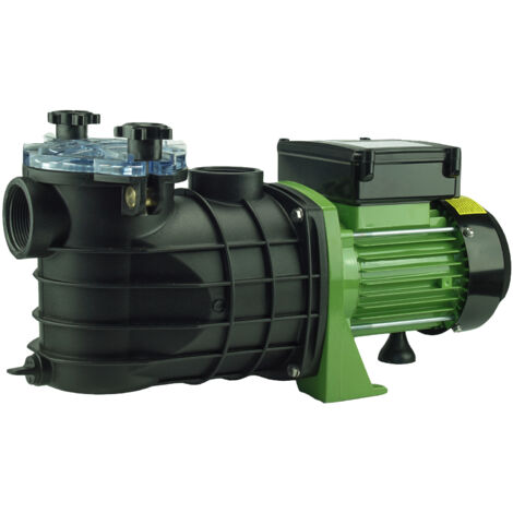 Schwimmbadpumpe 550 W 10.000 l/h Förderhöhe 11 m Poolpumpe Filterpumpe Umwälzpumpe für Poolwasser