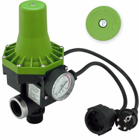 10bar Pumpensteuerung Druckschalter Tauchpumpen Hauswasserwerk Pumpenschalter 1" 