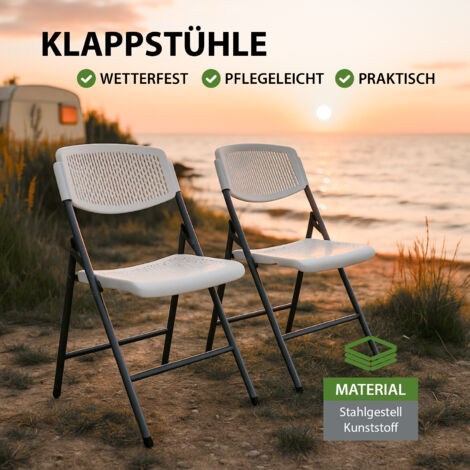 Perel Klappstuhl Polyrattan-Optik Schwarz Kaufen Be Produktbild-Vorschau 4