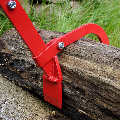 Produktbild von NAIZY Fällheber 130 Cm – Stammheber Mit Wendehaken, Geschmiedet, Griff Rutschfest, Für Bäume Bis 25 Cm, Max. 250 Kg