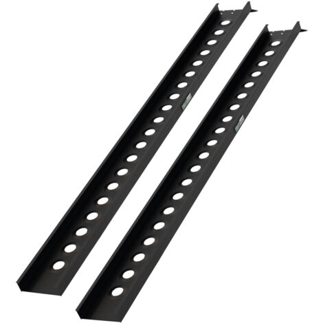 Kopie von 1x TRUTZHOLM Auffahrschiene 194cm Traglast 200kg Alu schwarz Auffahrrampe Verladerampe Rampe 1
