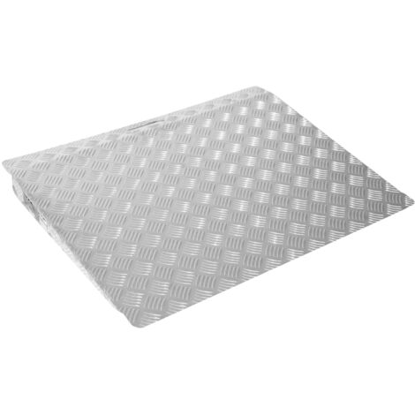 TRUTZHOLM Türschwellenrampe Bordsteinrampe 63 cm Länge 250 kg Traglast Aluminium Rollstuhlrampe mit Tragegriff