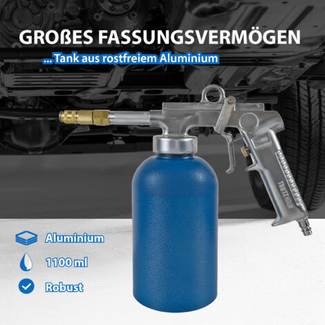 Pistolet à Pression Pour Sous-couche Et Protection De Cavités 1100ml 7 Bar - Marque WZTO, Neuf, Aluminium, Allemagne