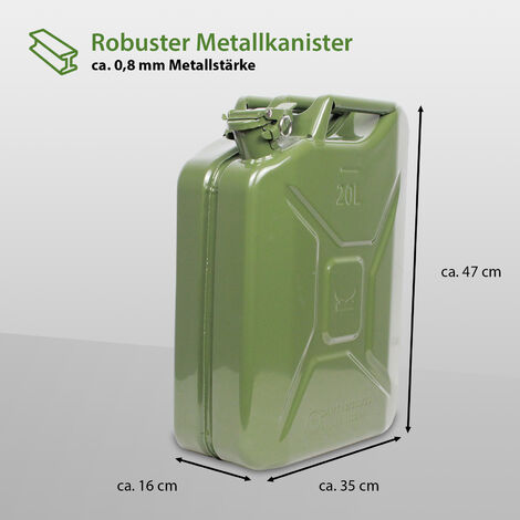 Lamm Toxizität Interview Benzinkanister Metall 20  Produktbild-Vorschau 4