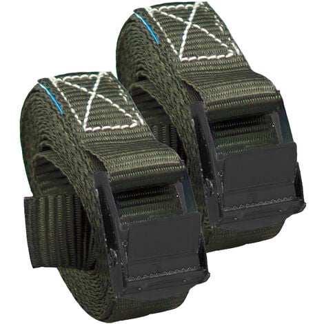 Spanngurt Mit Klemmschloss Anthrazit - 20m X 25mm Breite - 250 DaN Zugkraft - Made In Germany