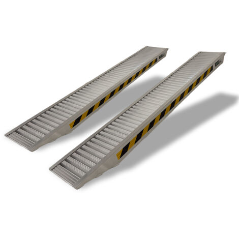 TRUTZHOLM 2 x Profi Schwerlastrampen 255 cm 3.300 kg Alu 30,5 cm Breite Rampen Verladerampen