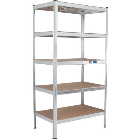 Schwerlastregal 180x90x60cm Lagerregal Werkstattregal Weitspannregal Traglast 875 kg (1/5)