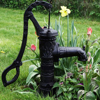 Schwengelpumpe Gartenpumpe  Antik-Stil Handschwengelpumpe Wasser Brunnenpumpe 