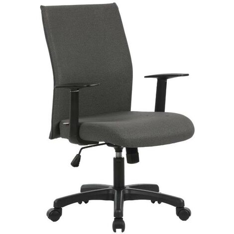 Poltroncina da ufficio in tessuto mod. Pen colore grigio 61x60xH103 cm