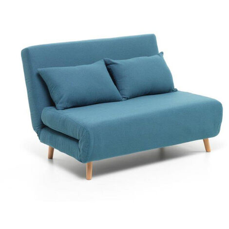 Poltrona letto Dream 150 a due posti relax colore turchese misura 146x90x84 cm