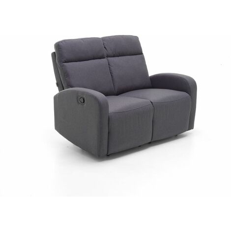 Divano SHELL 2 Posti in tessuto blu jeans mod. M0691-02 misura 132x93xH101 cm