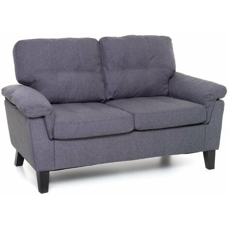 DIVANO DENVER IN TESSUTO DA 2 POSTI COLORE BLU 145X78X95H CM M0694-02