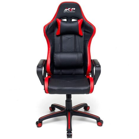 Poltrona Gaming Professional colore rosso ruote girevoli antiscivolo M0826-05 (1/4)
