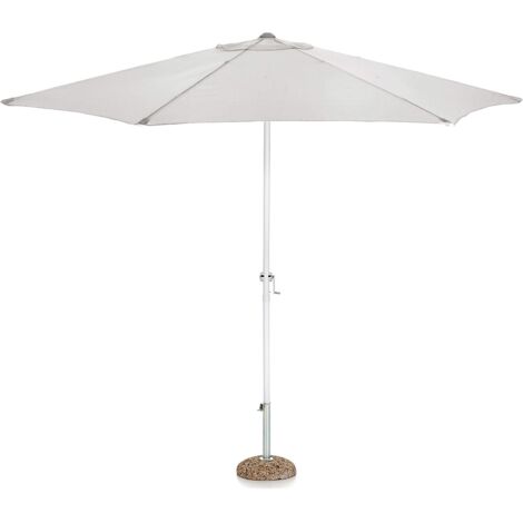 Ombrellone garden grigio giardino terrazzo telo con manovella 3 metri (1/3)