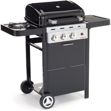 Barbecue a Gas BBQ Griglia con Coperchio Bruciatori Fornello Cottura Australiana