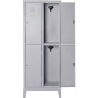 Armadio multipli spogliatoio 4 posti 69x33x180 cm con serratura