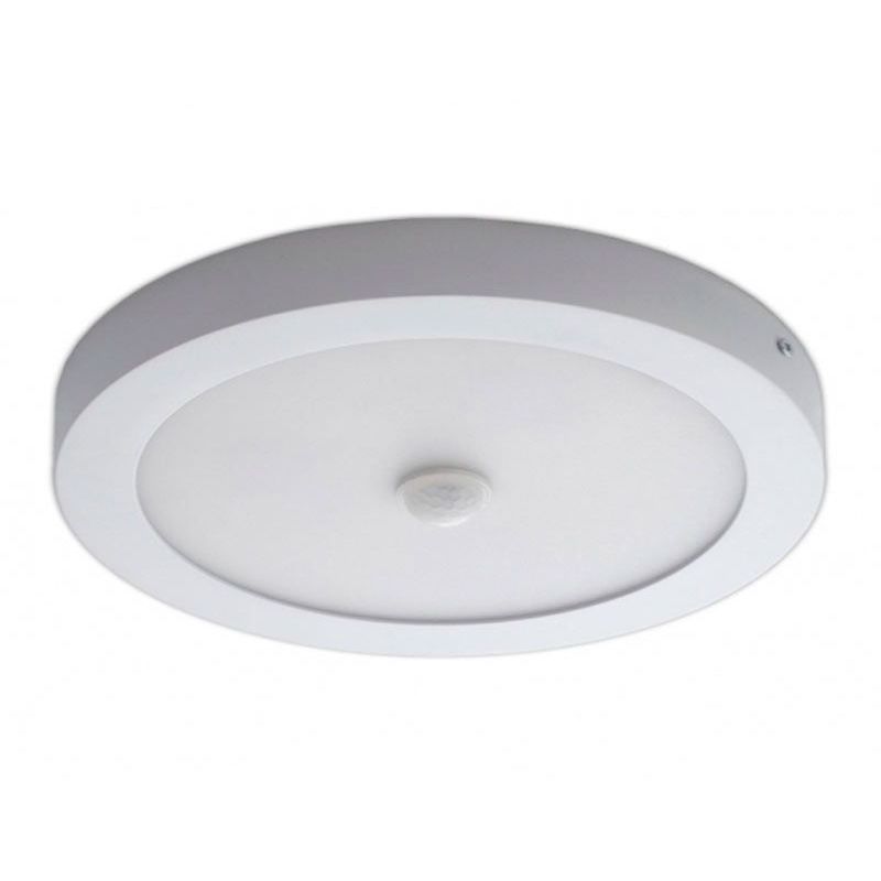 Plafonnier LED avec Détecteur de Mouvement, 18W 1800LM Blanc Chaud 3000K,  Moderne Automatique Lampe de Plafond, Applique Murale Intérieur pour  Chambre Cuisine Balcon Couloir salon Garage (2-carré) [Cl