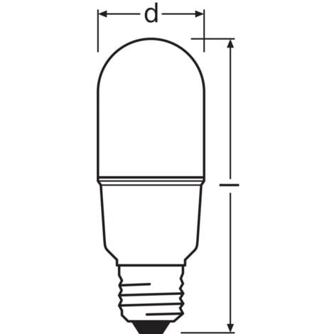 Ampoule LED BELLALUX, culot : E27, blanc chaud, 2700K, 8,50W, remplace –  LEDVANCE France