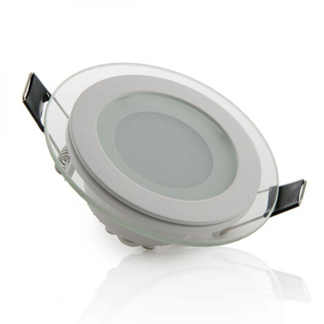 Spot LED Downlight 6 W 600 lm 2700 °K Verre circulaire Ø 95 mm 40 000 h [GR-MB01-6W-WW]