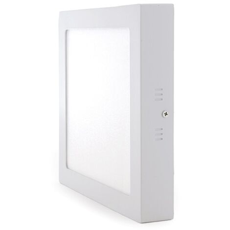 Plafonnier LED carré 18 W, 1 800 lm, 2 700 °K, 40 000 h [GR-MZMD02-18W-WW]