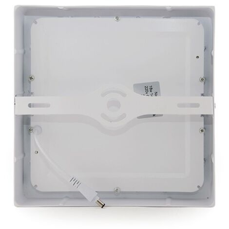 Plafonnier LED carré 18 W, 1 800 lm, 2 700 °K, 40 000 h [GR-MZMD02-18W-WW]