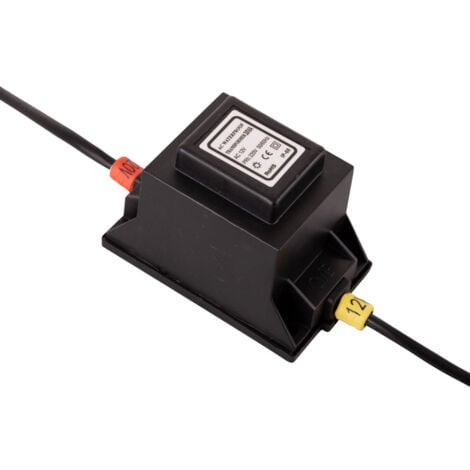 Transformateur Electronique LED 0-30w et dichroïque 12vAC 0