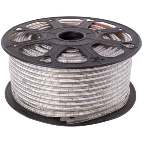 Bande de 60 LED/M 480W 24 000Lm 2700ºK SMD3528 220VAC IP65 x100M 40 000H  [HO-2203528-60-100MWW]
