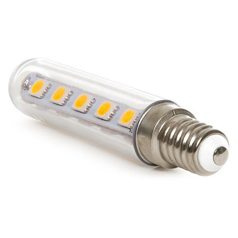 Ampoule LED E14 3W 224Lm 3000ºK Mini Tubulaire 40 000H [CA-TUBMIN-E14-3W-WW]