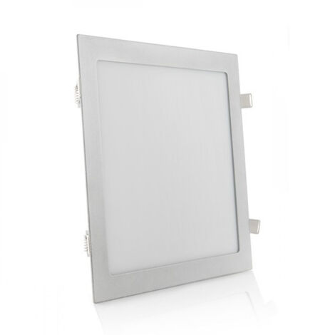 Panneau LED carré argenté 25 W 2 500 lm 4 200 °K 40 000 h [HO-RDP-25W-MP-W] (1/5)