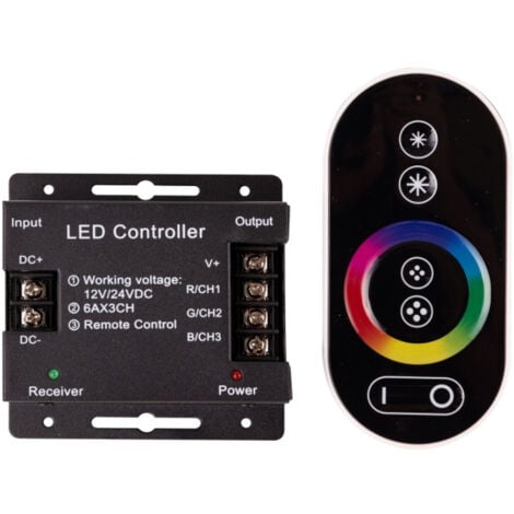 Variateur à Télécommande LED, Variateur LED 12V 24V CC, Variateur LED,  Faible Consommation électrique Pour La Maison 