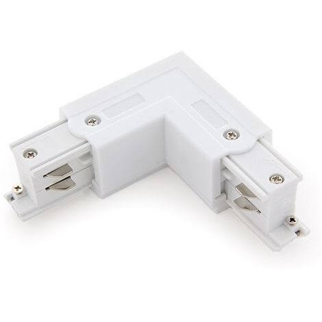 Connecteur En L Triphasé Blanc (1/3)