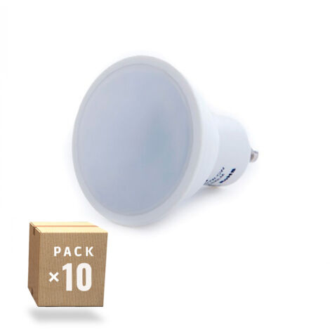 Pack de 10 Ampoules LED GU10 7W 486Lm 2700ºK 10 40 000H [SKY-GU10-7W-WW-PK10-AP]