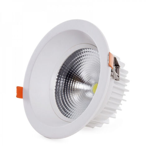 Spot LED Circulaire Downlight 18W 1 800Lm 6000ºK Anti-éblouissant UGR19 40 000H [HO-DL-AD-COB-18W-CW] (1/5)