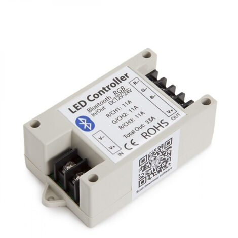 Controlateur Bande de LED RVB Bluetooth Smartphone 12-24VDC 400-800W (1/3)