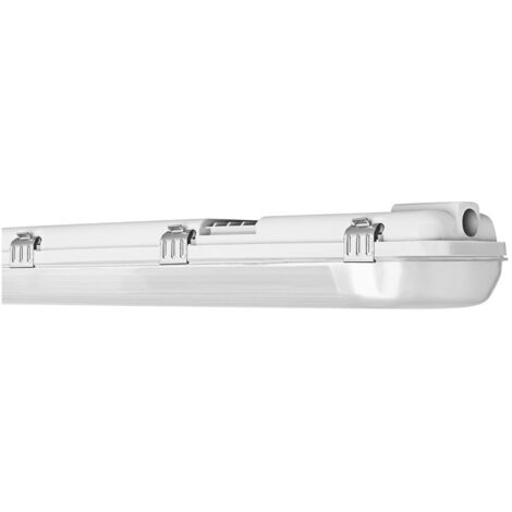 Ledvance – Plafonnier étanche LED 1,5m IP65 – Pour tubes LED T8 – Boîtier polycarbonate robuste – Installation rapide pour entrepôts et garages - DP1500HOUS2XG3