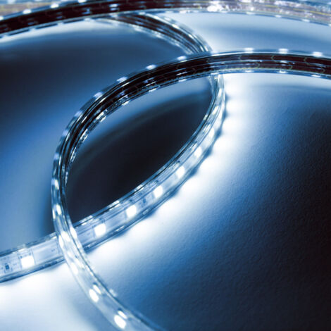 Bande de 60 LED/M 500W 42 000Lm 4200ºK SMD5050 220VAC IP65 x50M 40 000H  [HO-220-60-50M-W]