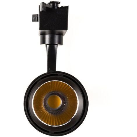 Spot LED Sur Rail Monophasé 15W 1200lm - Blanc Naturel 4200K - Pour Magasin, Boutique, Exposition