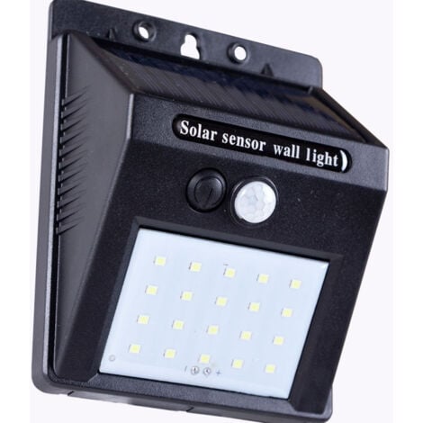 Applique Murale LED 6000ºK Solaire IP65 Capteur 40 000H  [HO-SW5050-PIR]
